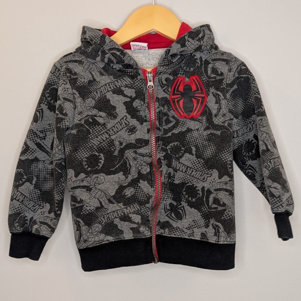 💛 3 for 10 💛 Spiderman Zip Up Hoodie | Marvel